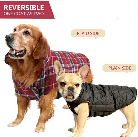 unknown Dog Nwt Reversible Doggie Jacket Poshmark